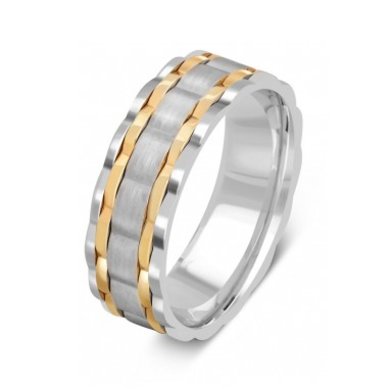 Обручальное кольцо 041417-Г15267 - Ювелирный салон Голден Гросс / Golden Gross