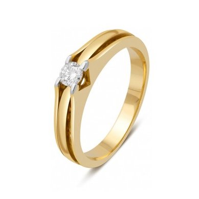 Помолвочное кольцо 025716-Г15298 - Ювелирный салон Голден Гросс / Golden Gross