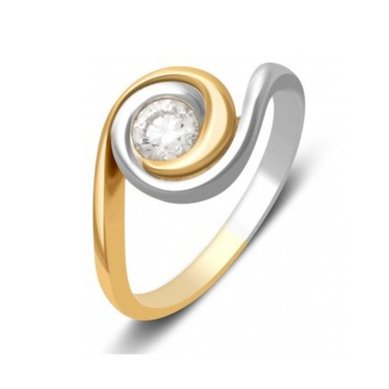 Помолвочное кольцо 028614-Г15300 - Ювелирный салон Голден Гросс / Golden Gross