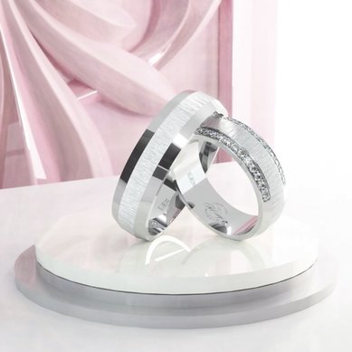 Обручальные кольца 020 | 020-A15396 - Ювелирная студия Art-Rings