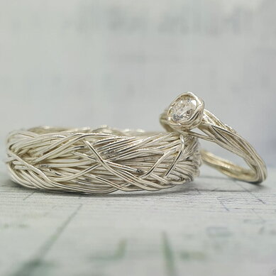 Обручальные кольца 7672 | 7672-Ю15474 - Ювелирный салон Ювелирный лофт go_LD