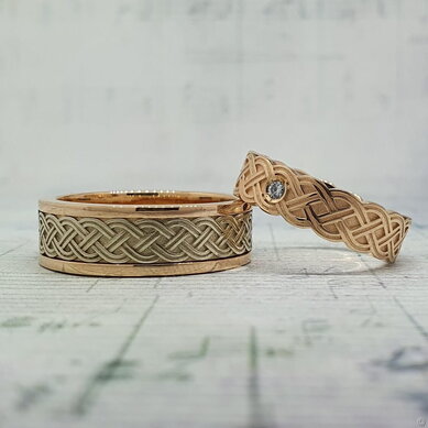 Обручальные кольца 40192302 | 40192302-Ю15481 - Ювелирный салон Ювелирный лофт go_LD