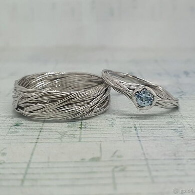 Обручальные кольца 50000842 | 50000842-Ю15487 - Ювелирный салон Ювелирный лофт go_LD