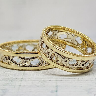 Обручальные кольца 40127640 | 40127640-Ю15504 - Ювелирный салон Ювелирный лофт go_LD