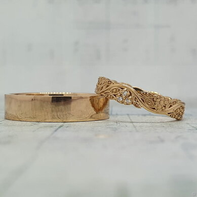 Обручальные кольца 40291636 | 40291636-Ю15513 - Ювелирный салон Ювелирный лофт go_LD