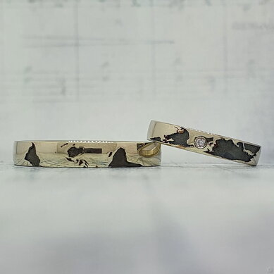 Обручальные кольца 40371886 | 40371886-Ю15522 - Ювелирный салон Ювелирный лофт go_LD