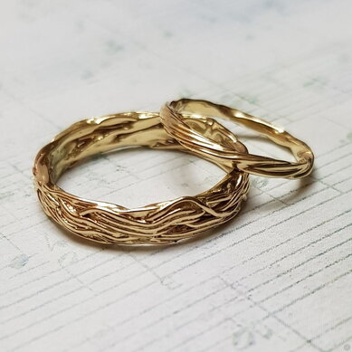 Обручальные кольца 40245990 | 40245990-Ю15544 - Ювелирный салон Ювелирный лофт go_LD