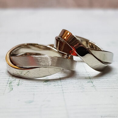 Обручальные кольца 40278670 | 40278670-Ю15546 - Ювелирный салон Ювелирный лофт go_LD