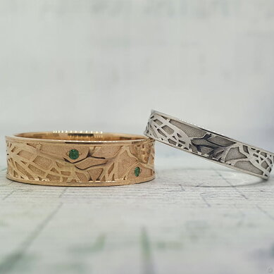 Обручальные кольца 40303194 | 40303194-Ю15580 - Ювелирный салон Ювелирный лофт go_LD