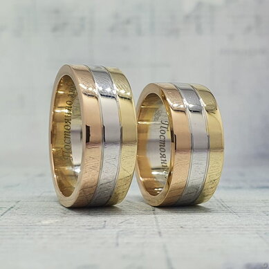 Обручальные кольца 40138126 | 40138126-Ю15617 - Ювелирный салон Ювелирный лофт go_LD