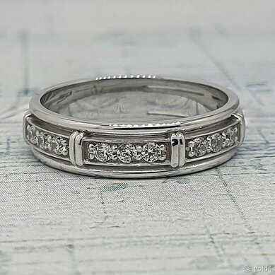 Обручальное кольцо 50000710-Ю15649 - Ювелирный салон Ювелирный лофт go_LD