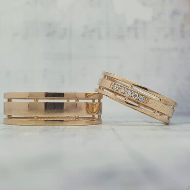 Обручальные кольца 40303546 | 40303546-Ю15667 - Ювелирный салон Ювелирный лофт go_LD