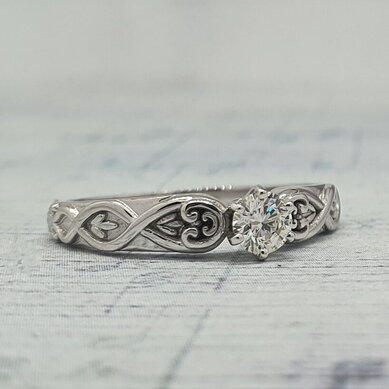 Помолвочное кольцо 40232862-Ю15686 - Ювелирный салон Ювелирный лофт go_LD