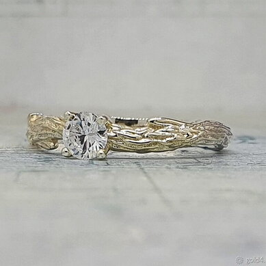 Помолвочное кольцо 47552220-Ю15705 - Ювелирный салон Ювелирный лофт go_LD