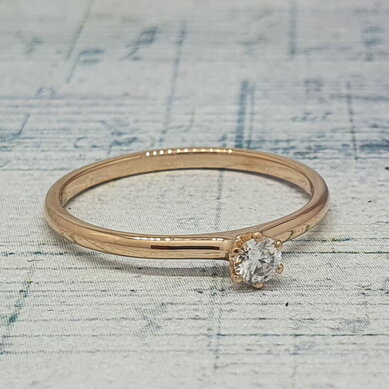 Помолвочное кольцо 40284880-Ю15706 - Ювелирный салон Ювелирный лофт go_LD