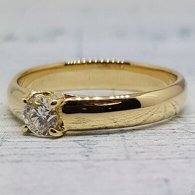 Помолвочное кольцо 40129112-Ю15710 - Ювелирный салон Ювелирный лофт go_LD