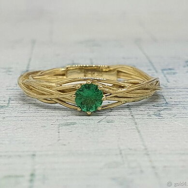 Помолвочное кольцо 49137496-Ю15712 - Ювелирный салон Ювелирный лофт go_LD