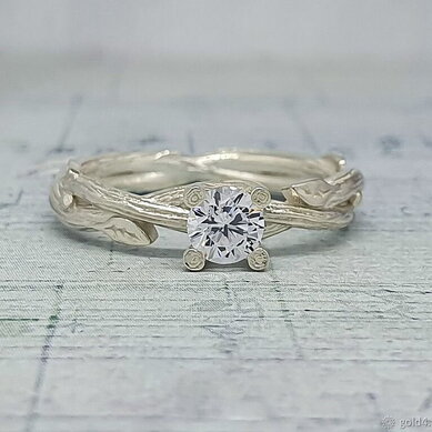 Помолвочное кольцо 48953998-Ю15720 - Ювелирный салон Ювелирный лофт go_LD