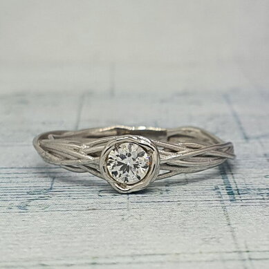 Помолвочное кольцо 40277964-Ю15721 - Ювелирный салон Ювелирный лофт go_LD