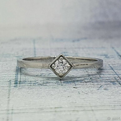 Помолвочное кольцо 46686262-Ю15723 - Ювелирный салон Ювелирный лофт go_LD