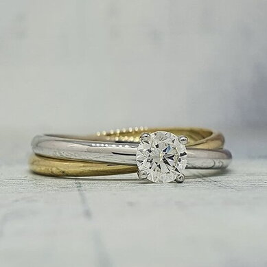 Помолвочное кольцо 43609434-Ю15724 - Ювелирный салон Ювелирный лофт go_LD