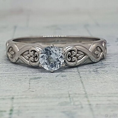 Помолвочное кольцо 49690170-Ю15734 - Ювелирный салон Ювелирный лофт go_LD