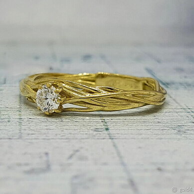 Помолвочное кольцо 47404092-Ю15739 - Ювелирный салон Ювелирный лофт go_LD