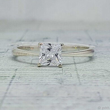 Помолвочное кольцо 49014430-Ю15741 - Ювелирный салон Ювелирный лофт go_LD