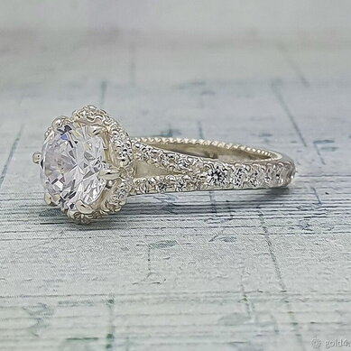 Помолвочное кольцо 48779538-Ю15748 - Ювелирный салон Ювелирный лофт go_LD