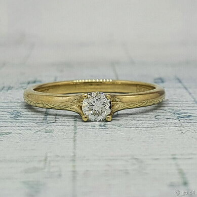 Помолвочное кольцо 46769920-Ю15756 - Ювелирный салон Ювелирный лофт go_LD