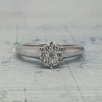 Помолвочное кольцо 54850148-Ю15766 - Ювелирный салон Ювелирный лофт go_LD