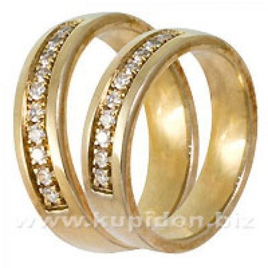Обручальные кольца 85 | 85-П1664 - Ювелирные салоны Купидон Платиновая коллекция