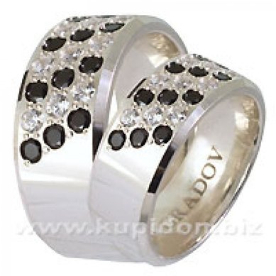 Обручальные кольца 53 | 53-П1668 - Ювелирные салоны Купидон Платиновая коллекция