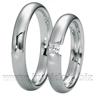 Обручальные кольца 26 | 26-П1673 - Ювелирные салоны Купидон Платиновая коллекция