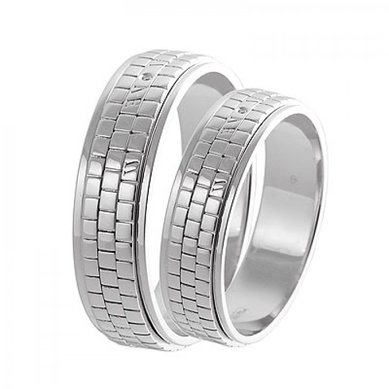 Обручальные кольца 1229 | 1229-П1688 - Ювелирные салоны Купидон Платиновая коллекция