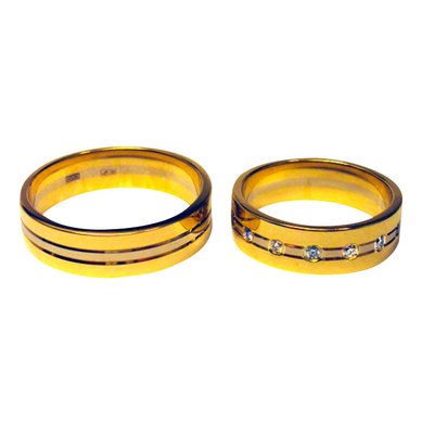 Обручальные кольца 160112 | 160112Бр15-I1699 - Ювелирный салон INEKA