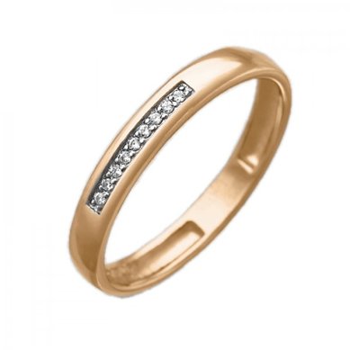 Обручальное кольцо 01-1742-00-401-П2141 - Сеть ювелирных магазинов Платина Кострома