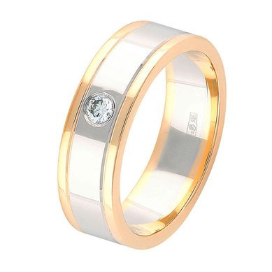 Обручальное кольцо 447121Бр1-I2166 - Ювелирный салон INEKA