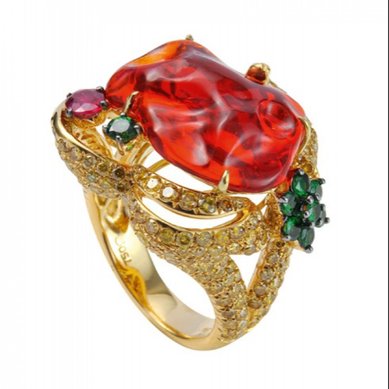 Обручальное кольцо T2187 - Ювелирный центр TESARTE