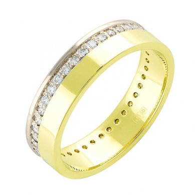 Обручальное кольцо 150112Бр13-I2191 - Ювелирный салон INEKA