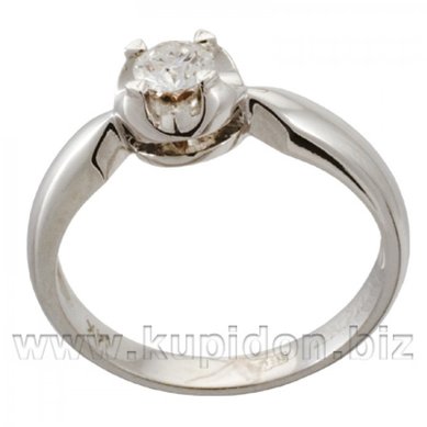 Помолвочное кольцо 139-П2212 - Ювелирные салоны Купидон Платиновая коллекция