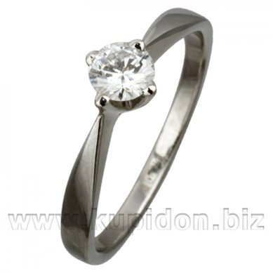 Помолвочное кольцо 147-П2214 - Ювелирные салоны Купидон Платиновая коллекция