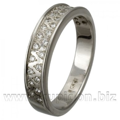 Обручальное кольцо 156-П2215 - Ювелирные салоны Купидон Платиновая коллекция