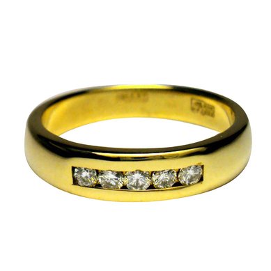 Обручальное кольцо 40031338БР5-I2220 - Ювелирный салон INEKA