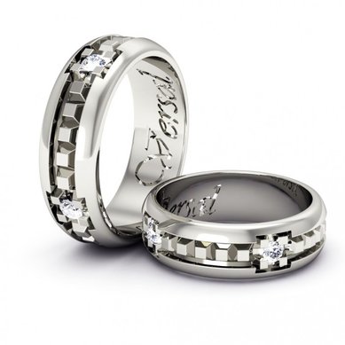 Обручальные кольца VGOK0072 | VGOK0072-V2744 - Ювелирный салон Versal