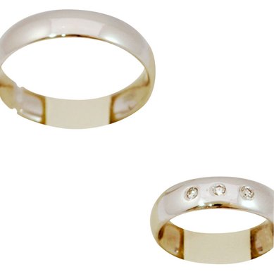 Обручальные кольца 50023000 | 50023000Бр3-I2789 - Ювелирный салон INEKA