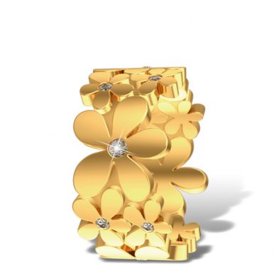 Обручальное кольцо 1149-А2973 - Ювелирная компания Алмаз