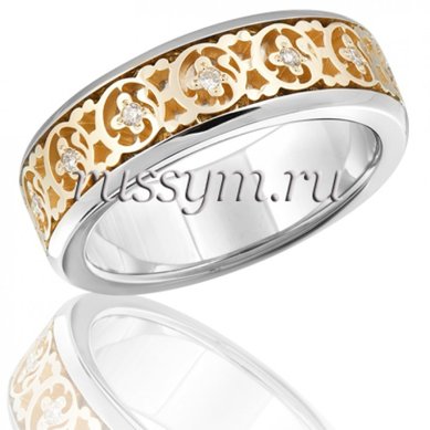 Обручальное кольцо 1074-Р2989 - Ювелирный салон Русский символ