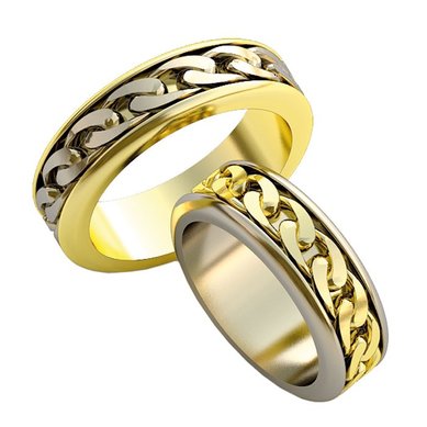 Обручальные кольца 40м | 40ж-Д3017 - Ювелирная выставка Дубровка