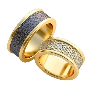 Обручальные кольца 66ж | 66м-Д3018 - Ювелирная выставка Дубровка